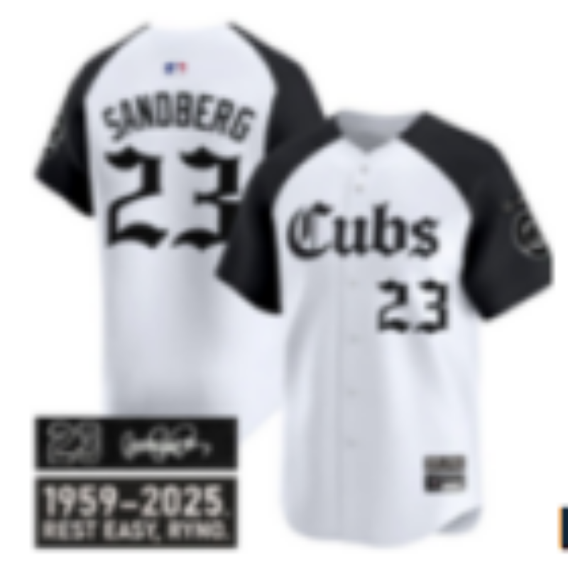 Men Chicago Cubs #23 Sandberg white Nike MLB 2025 Jersey 03->new york yankees->MLB Jersey